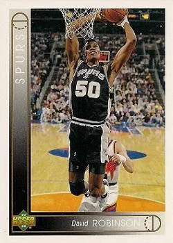 1993-94 Upper Deck Spanish David Robinson Variant #50 card image