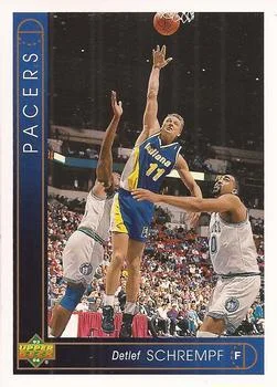 1993-94 Upper Deck Spanish Detlef Schrempf Variant #112 card image