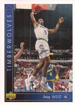 1993-94 Upper Deck Spanish Doug West Variant #18 card image