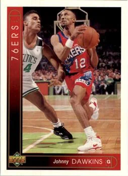 1993-94 Upper Deck Spanish Johnny Dawkins Variant #143 card image