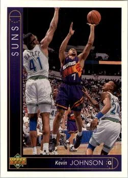 1993-94 Upper Deck Spanish Kevin Johnson Variant #15 card image