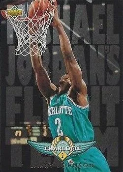 1993-94 Upper Deck Spanish Larry Johnson FT Variant #185 card image