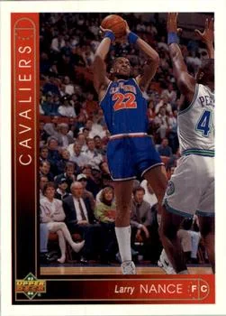 1993-94 Upper Deck Spanish Larry Nance Variant #105 card image