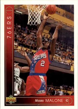 1993-94 Upper Deck Spanish Moses Malone Variant #101 card image