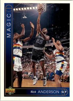 1993-94 Upper Deck Spanish Nick Anderson Variant #136 card image