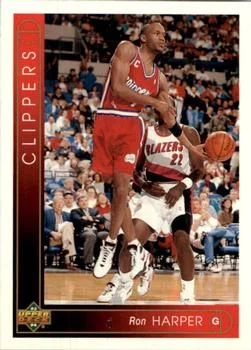 1993-94 Upper Deck Spanish Ron Harper Variant #35 card image