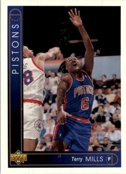 1993-94 Upper Deck Spanish Terry Mills Variant #139 card image