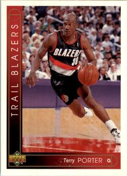 1993-94 Upper Deck Spanish Terry Porter Variant #146 card image