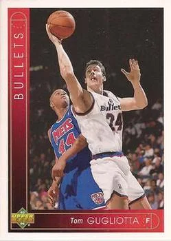 1993-94 Upper Deck Spanish Tom Gugliotta Variant #161 card image