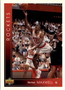 1993-94 Upper Deck Spanish Vernon Maxwell Variant #127 card image