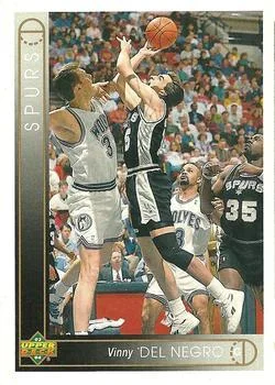 1993-94 Upper Deck Spanish Vinny Del Negro Variant #98 card image