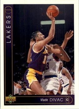 1993-94 Upper Deck Spanish Vlade Divac Variant #162 card image