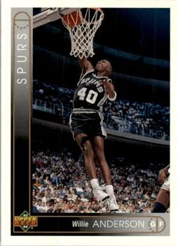 1993-94 Upper Deck Spanish Willie Anderson Variant #29 card image