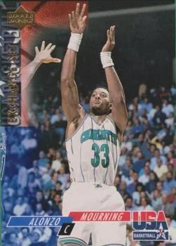 1993-94 Upper Deck Special Edition Alonzo Mourning EXCH USA Basketball Exchange #USA16 card image