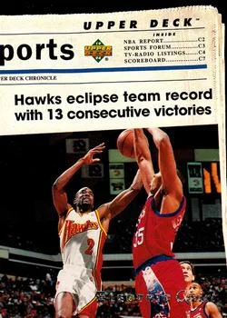 1993-94 Upper Deck Special Edition Atlanta Hawks TH Electric Court #199 card image