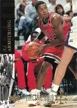1993-94 Upper Deck Special Edition B.J. Armstrong Electric Court Gold #95 card image