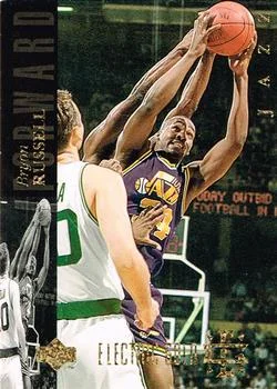 1993-94 Upper Deck Special Edition Bryon Russell Electric Court Gold #158 card image