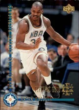 1993-94 Upper Deck Special Edition Bryon Russell ASWHL Electric Court Gold #187 card image