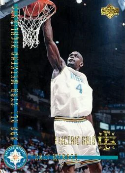 1993-94 Upper Deck Special Edition Chris Webber ASWHL Electric Court Gold #186 card image