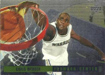 1993-94 Upper Deck Special Edition Chris Webber Behind the Glass #G7 card image