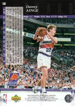 1993-94 Upper Deck Special Edition Danny Ainge Variant #100 card back image
