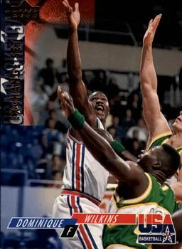 1993-94 Upper Deck Special Edition Dominique Wilkins EXCH USA Basketball Exchange #USA12 card image