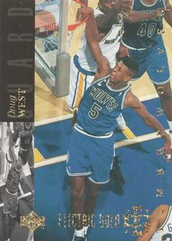 1993-94 Upper Deck Special Edition Doug West Electric Court Gold #7 card image