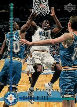 1993-94 Upper Deck Special Edition Isaiah Rider ASWHL Electric Court #191 card image