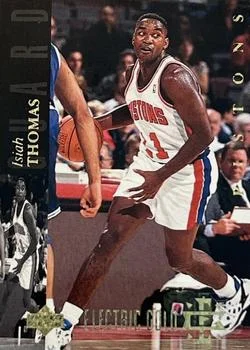 1993-94 Upper Deck Special Edition Isiah Thomas Electric Court Gold #20 card image