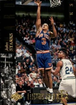 1993-94 Upper Deck Special Edition John Starks Electric Court Gold #83 card image