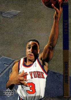 1993-94 Upper Deck Special Edition John Starks Behind the Glass #G8 card image