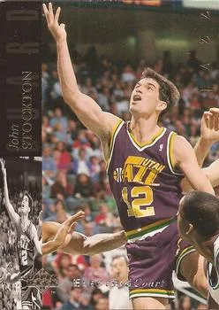 1993-94 Upper Deck Special Edition John Stockton Electric Court #90 card image