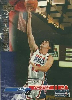 1993-94 Upper Deck Special Edition John Stockton EXCH USA Basketball Exchange #USA11 card image