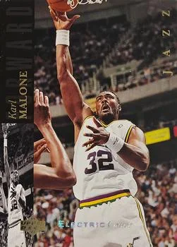1993-94 Upper Deck Special Edition Karl Malone Electric Court #152 card image