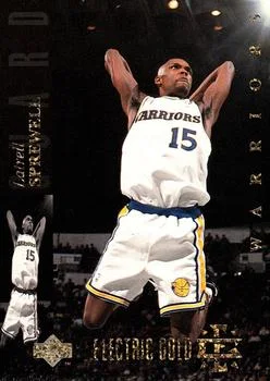 1993-94 Upper Deck Special Edition Latrell Sprewell Electric Court Gold #21 card image
