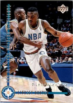 1993-94 Upper Deck Special Edition Lindsey Hunter ASWHL Electric Court #185 card image