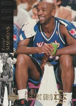 1993-94 Upper Deck Special Edition Lionel Simmons Electric Court Gold #118 card image