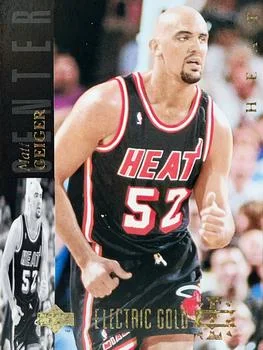 1993-94 Upper Deck Special Edition Matt Geiger Electric Court Gold #135 card image