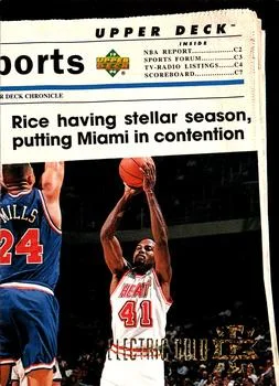 1993-94 Upper Deck Special Edition Miami Heat TH Electric Court Gold #212 card image