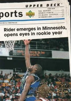 1993-94 Upper Deck Special Edition Minnesota Timberwolves TH Electric Court Gold #214 card image