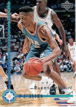 1993-94 Upper Deck Special Edition P.J. Brown ASWHL Electric Court #190 card image