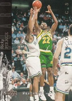 1993-94 Upper Deck Special Edition Ricky Pierce Electric Court #49 card image
