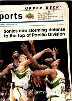 1993-94 Upper Deck Special Edition Sam Perkins / Detlef Schrempf Electric Court #223 card image