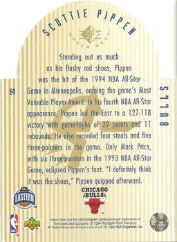 1993-94 Upper Deck Special Edition Scottie Pippen Eastern Conference All-Stars #E4 card back image