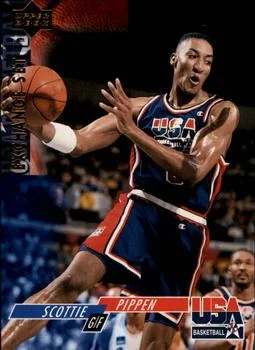 1993-94 Upper Deck Special Edition Scottie Pippen EXCH USA Basketball Exchange #USA9 card image