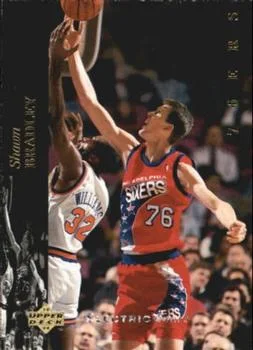 1993-94 Upper Deck Special Edition Shawn Bradley Electric Court #76 card image