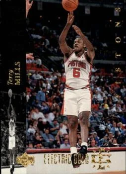 1993-94 Upper Deck Special Edition Terry Mills Electric Court Gold #101 card image