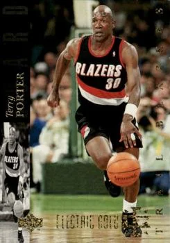 1993-94 Upper Deck Special Edition Terry Porter Electric Court Gold #24 card image