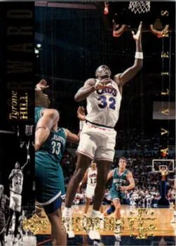 1993-94 Upper Deck Special Edition Tyrone Hill Electric Court Gold #65 card image