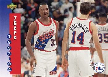 1993-94 Upper Deck Armon Gilliam / Hersey Hawkins / Jeff Hornacek Variant #229 card image